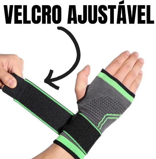 Munhequeira Ortopédica Ajustável – Alívio para Tendinite e Suporte para Atividades Físicas