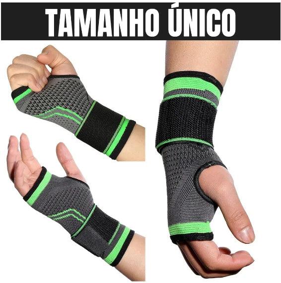 Munhequeira Ortopédica Ajustável – Alívio para Tendinite e Suporte para Atividades Físicas