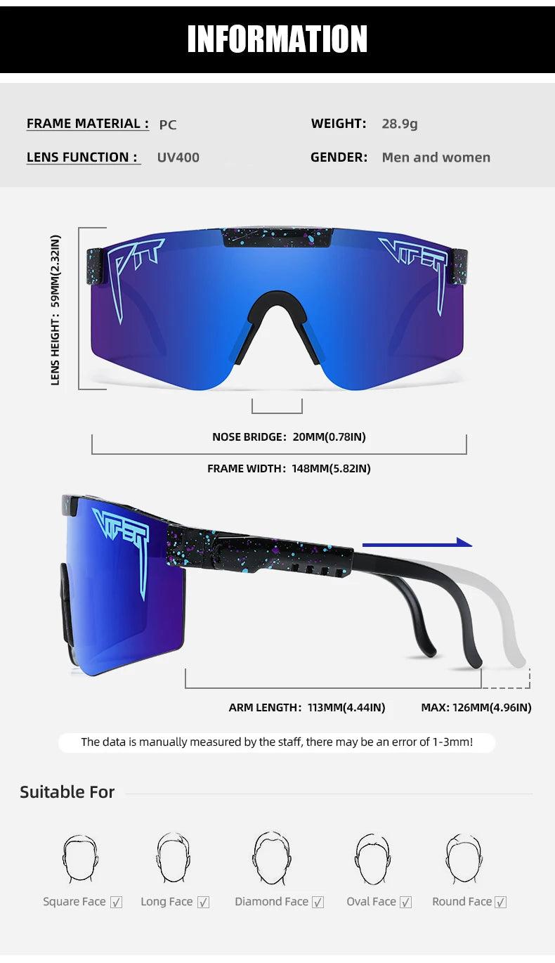 Óculos de Ciclismo Fashion UV400 – Proteção, Estilo e Performance para Sua Aventura!