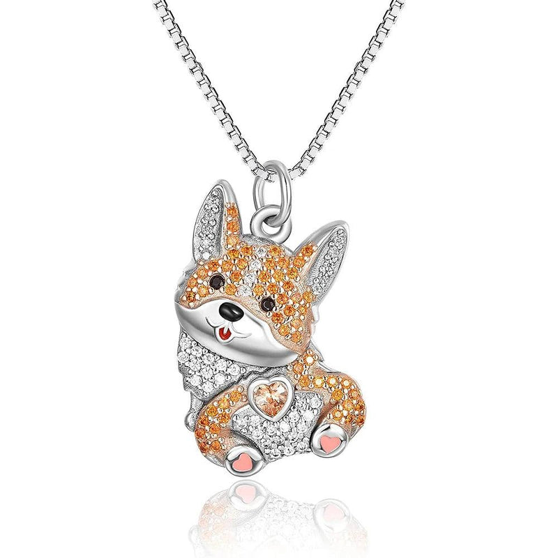 Colar de Pingente de Cachorro Schnauzer Exquisito e Fofo para Mulheres - Joia Elegante para Pet, Acessórios de Animais, Presente para Amantes de Cães