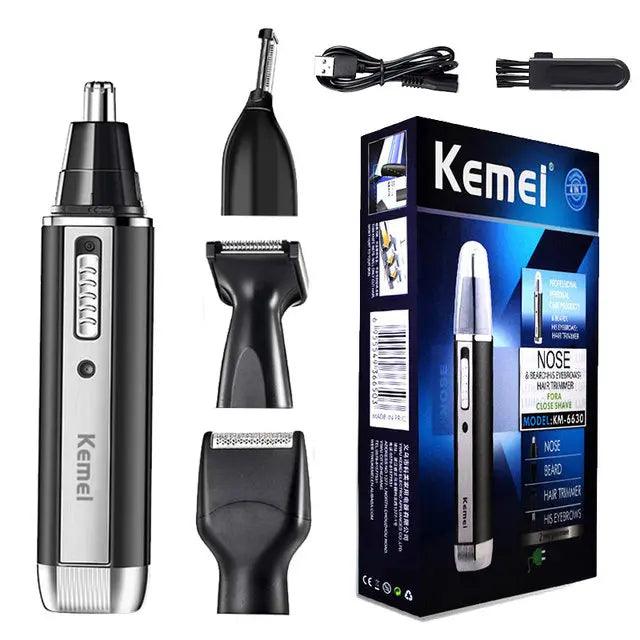 Kemei KM – Aparador de Pelos Recarregável
