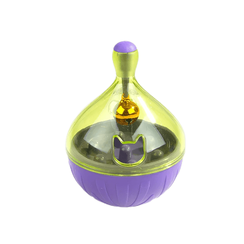 Brinquedo Interativo Para Gatos – Comedouro Tumbler e Dispenser de Petiscos