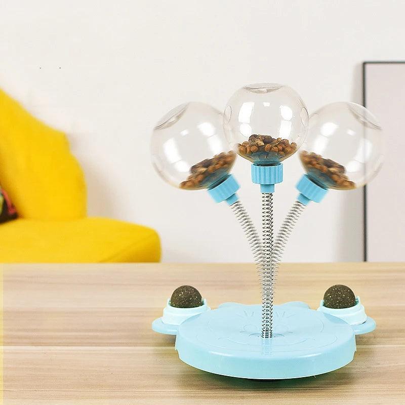 Pet Puzzle Food Leaking Ball Toy Cat Dog Interactive Treat Leaking Toy Catnip Slow Cat Dog Feeder Fun Pet Products Accessories